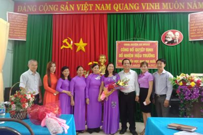 CÔNG BỐ QUYẾT ĐỊNH HIÊU TRƯỞNG