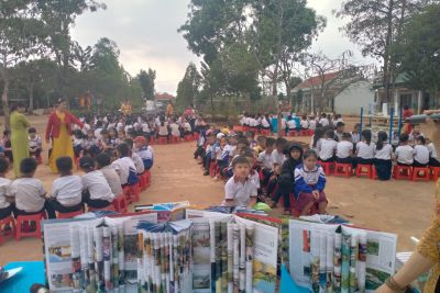 Tổ chức cho học sinh tham gia đọc sách nhân ngày “Ngày hội đọc sách”