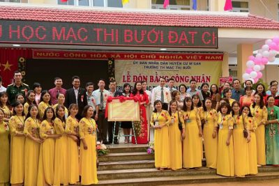 LỄ ĐÓN BẰNG CÔNG NHẬN TRƯỜNG ĐẠT CHUẨN QUỐC GIA MỨC ĐỘ I